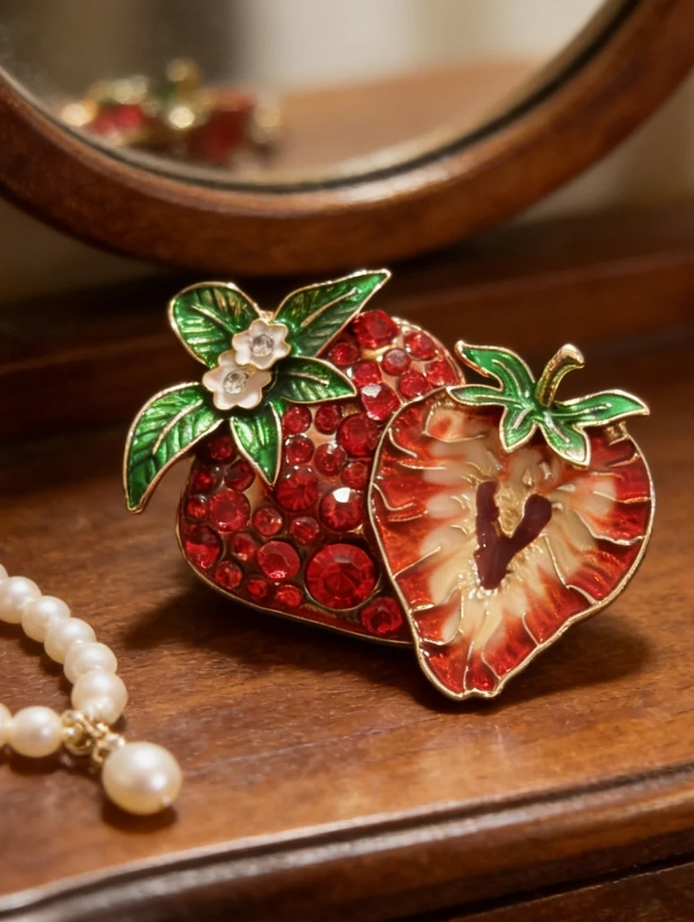 VQ Strawberry Brooch